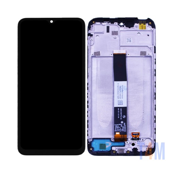 Touch+Display+Frame Xiaomi Redmi 9A/9C/9AT/9C NFC/10A Service Pack Preto